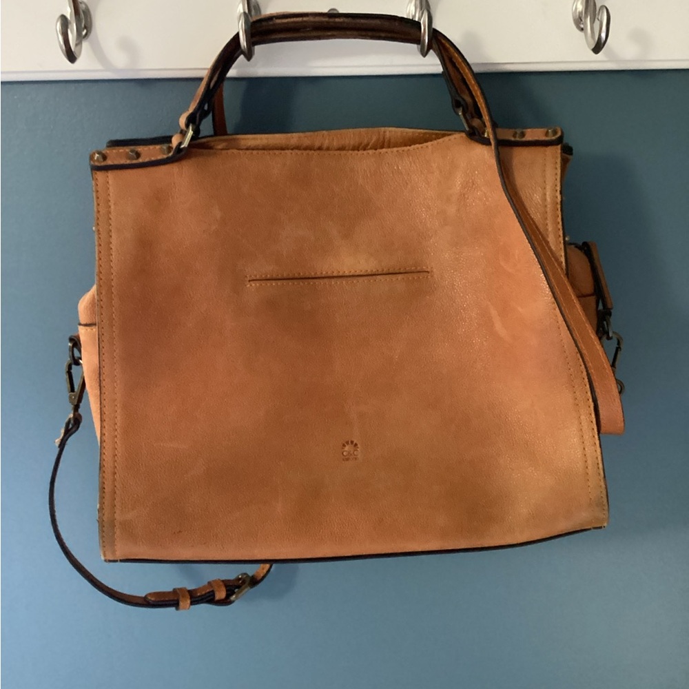 C & C California Satchel Leather Bag